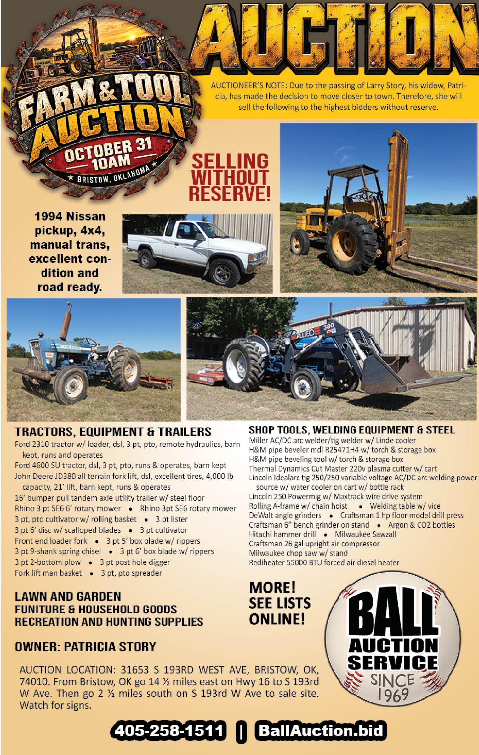 Angled Bench Frame Oklahoma Auctions | Upcoming Auction Sales | Oklahoma's Choice Weekly